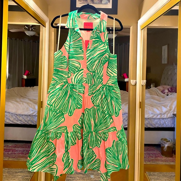 Lilly Pulitzer Dresses & Skirts - Lilly Pulitzer Trisha Stretch Shirtdress in Mandevilla Baby NWT